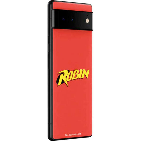 DC Comics Robin Official Logo Google Pixel 6 Pro Skin